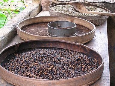 Bali - einfach ger�steter Kaffee